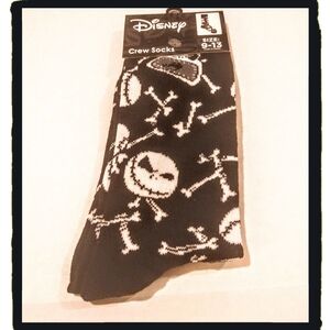 Disney ☠️ The Nightmare Before Christmas ☠️ Crew Socks - Shoe Size 9 - 13  *NWT*